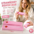 Strawberry Butter Stick 23cm Stress Relief Toy 2 Pack, Kids Gift