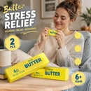 Mini Butter Stick 14cm Stress Relief Toy 2 Pack, Pocket Gift