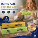 Golden & Matcha Butter Stick 23cm Stress Relief Toy 2 Pack