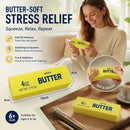 Golden & Coffee Butter Stick 23cm Stress Relief Toy 2 Pack