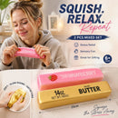 Golden & Strawberry Butter Stick 23cm Stress Relief Toy 2 Pack