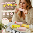 Pink Strawberry Stick + Mini Butter Stick Stress Relief Toy 4 Pack