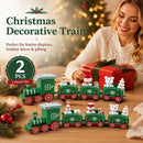 Green Box Christmas Train Ornament 2 Pack, Xmas Present