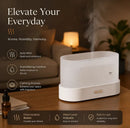 USB Flame Aroma Diffuser, White RGB Light, Festive Gift