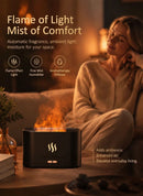 2 Pack USB Flame Diffuser, Black RGB Light, Hamper Gift