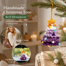 Crochet Xmas Tree Bell Ornament Style B, Lovely Holiday Present