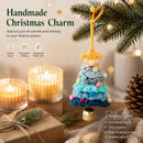 Crochet Xmas Tree Bell Ornament Style F, Budget Holiday Gift