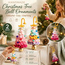 2 Pack Crochet Ornament A+E Pink & Rainbow 2, Cute Gift Duo