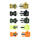 12pk Mixed Colour Survival Paracord Buckle Set