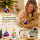 2 Pack Crochet Ornament B+D Purple & Rainbow 1, Holiday Gift Duo