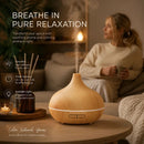 Onion Wood Grain Aroma Diffuser, Light Wood + Remote, 24V AU Plug, Holiday Present