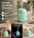 USB Water Drop Mini Humidifier 220ML Green, Office Holiday Gift