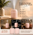 2 Pack Water Drop Humidifier 220ML Pink, Holiday Gift Set