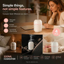4 Pack Water Drop Humidifier Glacier White, Decor Gift Pack