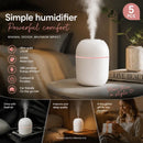 5 Pack Water Drop Humidifier Glacier White, Multi-scene Gift Set