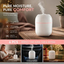 6 Pack Water Drop Humidifier Glacier White, Office Holiday Pack