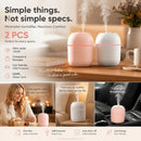 2 Pack Nordic Pink & Glacier White Humidifier Mix Pair