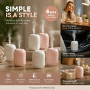 6 Pack Nordic Pink & Glacier White Humidifier Mixed Pack