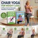 Dual Set Coil Bound Elderly Chair Yoga Weight Loss Journals, Stable Strength & Balance Awareness Programs