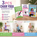 Triple Coil Bound Elderly Fitness Notebooks, Stable Strength, All-Round Improvement & Balance Awareness Yoga Logs