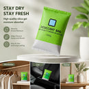 Visual Humidity Silica Gel Dehumidifier, Colour Changing Regular Desiccant, Green 100g, 2 Pack