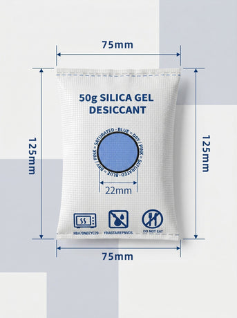 Visual Humidity Silica Gel Dehumidifier, Colour Changing Regular Desiccant, Green 100g, 2 Pack