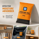Colour Shift Silica Gel Dehumidifying Packets, Standard Orange Humidity Visible Desiccant, 200g Twin Set