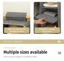 Cotton Linen Multi-Tier Hanging Garment Caddy, 5 Tier, Grey, Easy Clothing Organisation
