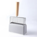 Grey Beech Wood Handle Litter Scoop Set