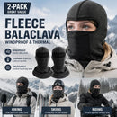 Thermal Ski Neck Gaiter, Grey Long Version, One Size, 2 Pcs