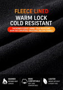 Wind Block Warm Face Mask, Black Long Design, One Size, 2 Pcs