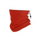 Heartfelt Snow Sport Present Polar Fleece Drawstring Neck Tube, Bright Red, Windproof Neck Mask