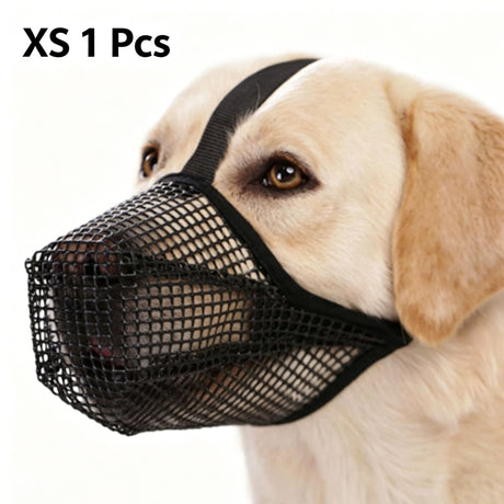 Black Mesh Dog Muzzle XS, Drinkable