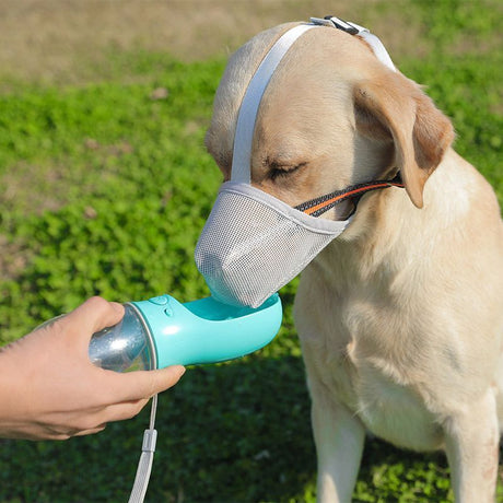 Grey Mesh Dog Muzzle XS 2pcs, Drinkable
