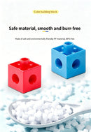 150pcs 10 Colors Mixed PP Square Building Blocks
