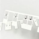 88 Keys Black Piano Note Strip 1pcs Keyboard Sticker