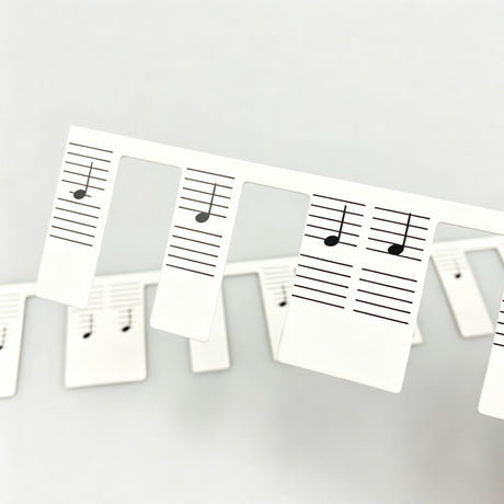 88 Keys Black Piano Note Strip 1pcs Keyboard Sticker