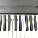 88 Keys Black Piano Note Strip 1pcs Keyboard Sticker