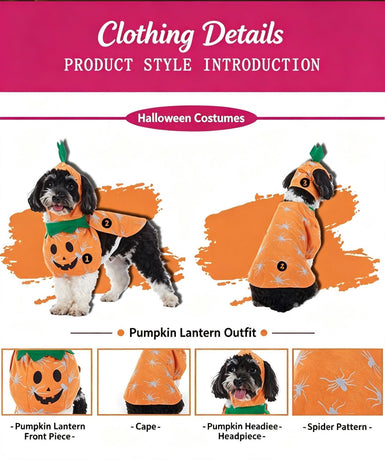 Family Holiday Gathering Outfit For Pets, Dress-up Decor For Halloween Christmas Festival Parties, Size M