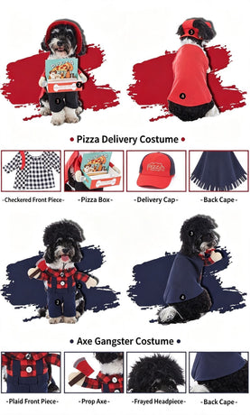 Festival Activity Dress-up Supplies For Pets, Holiday Worn Decor for Halloween Christmas Holiday Parties, Size L
