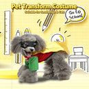 S Size Valencia Sun Pet Costume, Fancy Dress for Halloween & Christmas, Lightweight for 2-3 kg Dogs and Cats