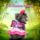 L Size Wave Stripe Pet Costume, Fancy Dress for Halloween & Christmas, Lightweight for 5-6.5 kg Dogs and Cats