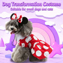 M Size Yonder Purple Pet Costume, Fancy Dress for Halloween & Christmas, Lightweight for 3.5-4.5 kg Dogs and Cats