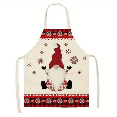 Merry Christmas & Halloween Apron, 75x65 cm Flannel, soft and warm, large size offers extra coverage, ideal for spreading cheer at Christmas and Halloween gatherings.