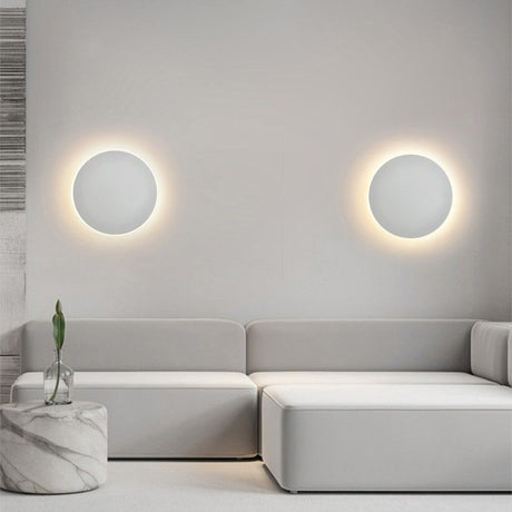 13CM Black Touch Eclipse Wall Light 2Pcs Stepless Dimming