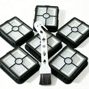 5 Filters + 1 White Cleaning Brush For Bissell 2554A