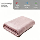 Pink USB Thermostat Heated Blanket Small Warm Cover For Home Student Dormitory