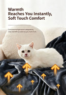 Pink USB Thermostat Heated Blanket Small Warm Cover For Home Student Dormitory