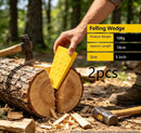 5+8 Inch Tree Felling Wedge Pack 4Pcs Outdoor Log Splitting Accessory