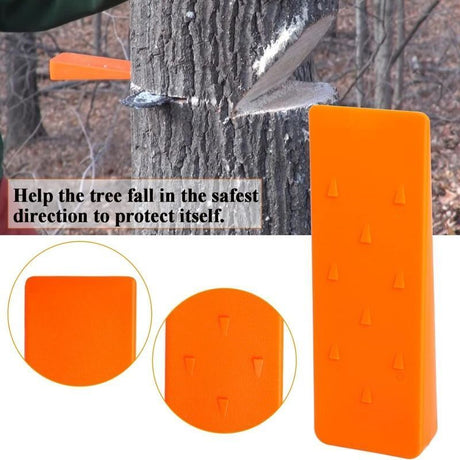 8+10 Inch Log Splitting Felling Wedges 4Pcs Farm Outdoor Tool Kit